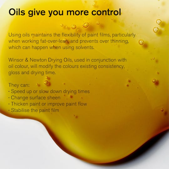 Winsor & Newton™ 250mL Refined Linseed Oil